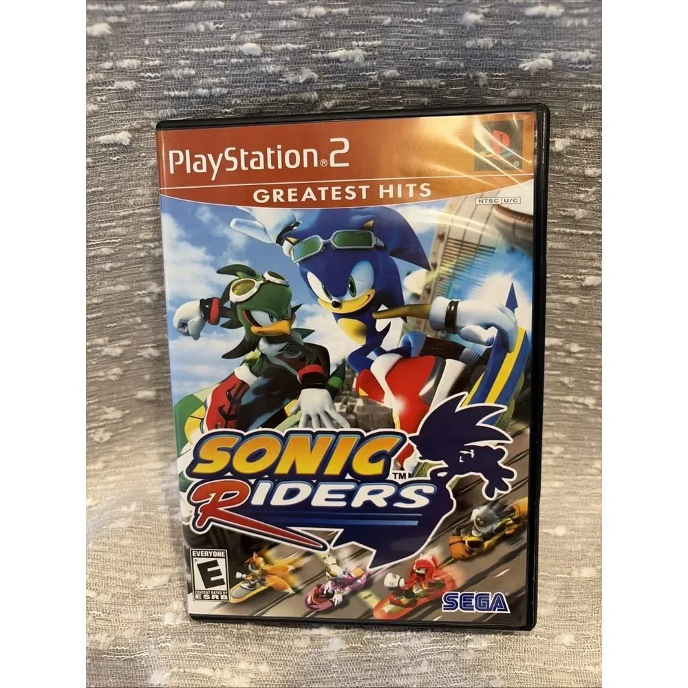 Sonic Riders - PlayStation‎ 2 ( Game And Manual)